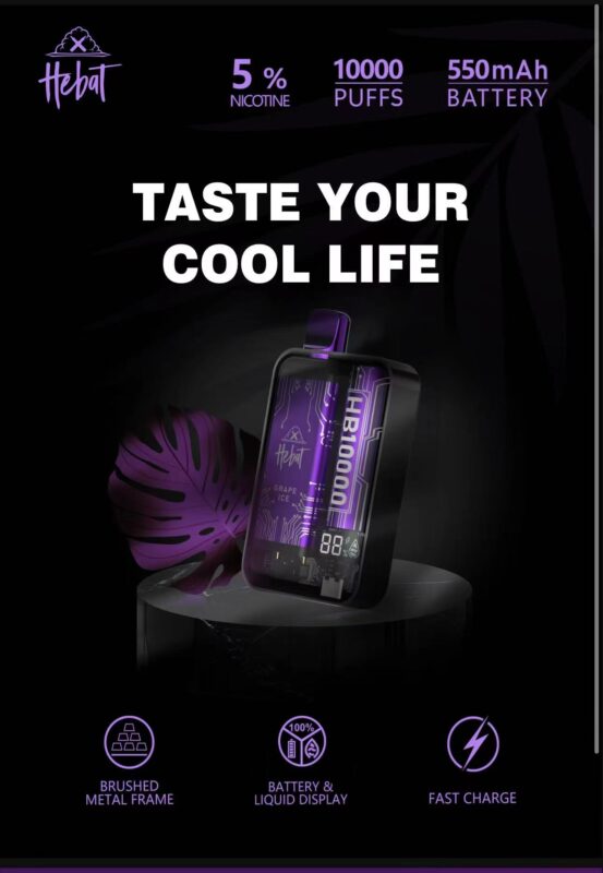喜貝 HEBAT 10000 PUFFS 拋棄式電子煙